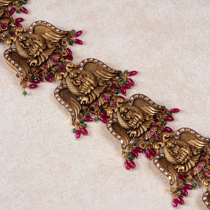 Pure 92.5 Silver, Gold Plated Berundeshwari Jada