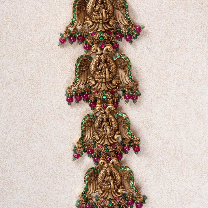 Pure 92.5 Silver, Gold Plated Berundeshwari Jada