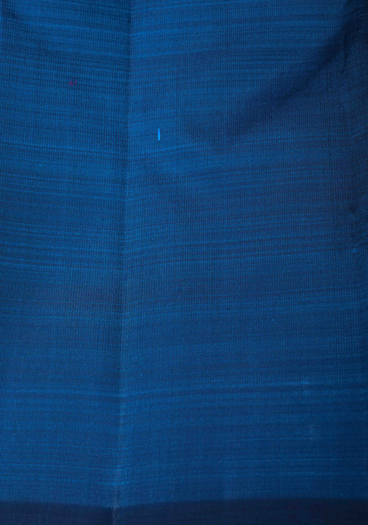 Green Dual tone Kanjivaram Pure silk saree with Zari Buttas and Distinct Vanasingaram Mandala Motifs on Contrast Border | SILK MARK CERTIFIED