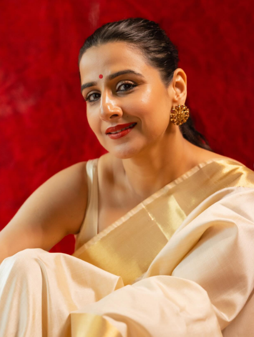 Ivory Pure Raw Silk Saree with Gold Tissue Zari Border | SILK MARK CERTIFIED