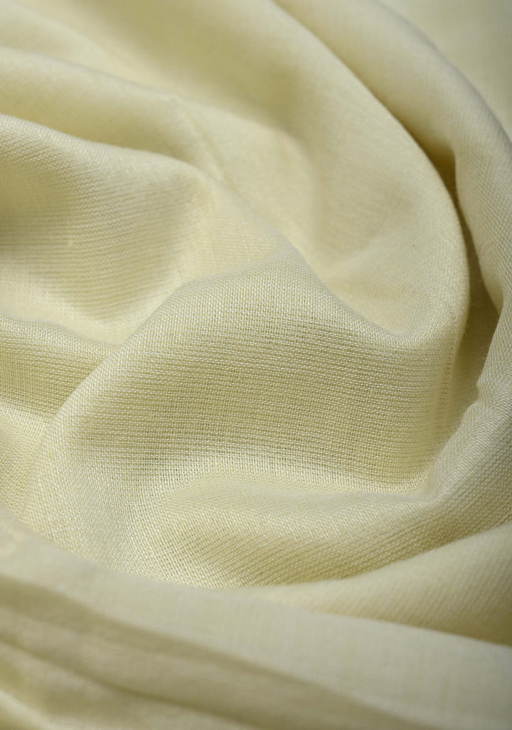 Off White Uppada Handloom Cotton Saree with Tree of life Buttas on Border and Pallu