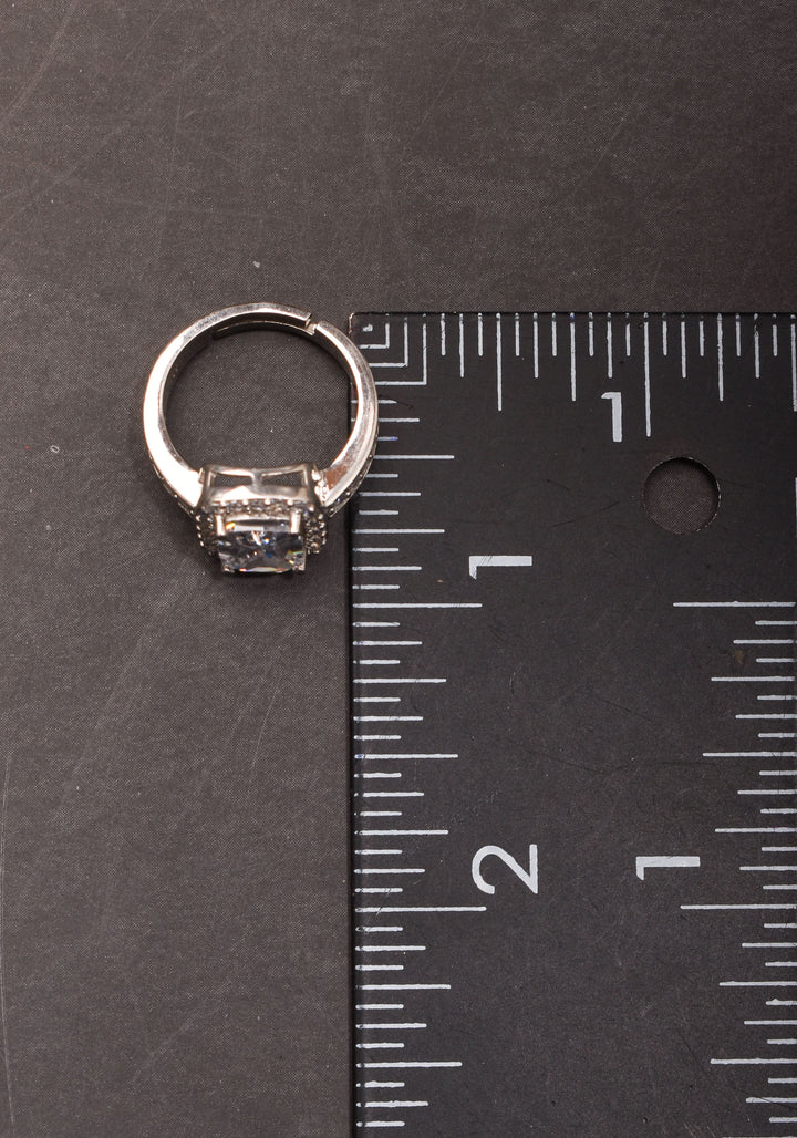 925 Silver Classic Solitaire Ring - Adjustable