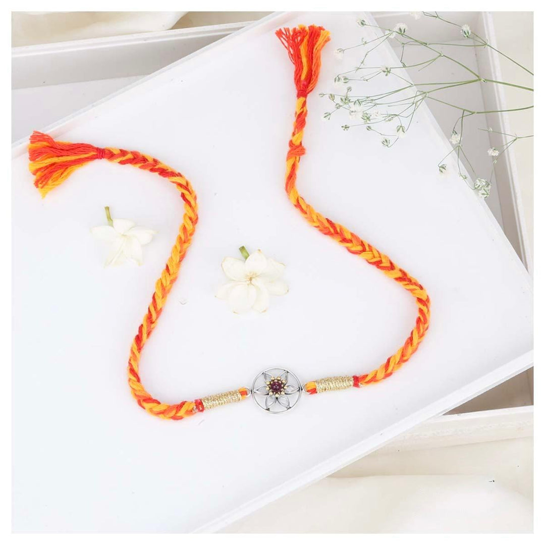 92.5 Silver Rounded Silver Rakhi