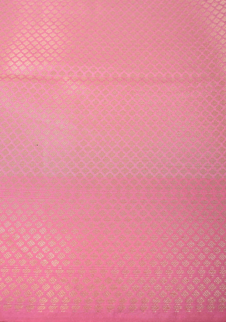 Beige Banarasi Semi Kora Silk Saree with Sona Rupa Jaal and Zari Border