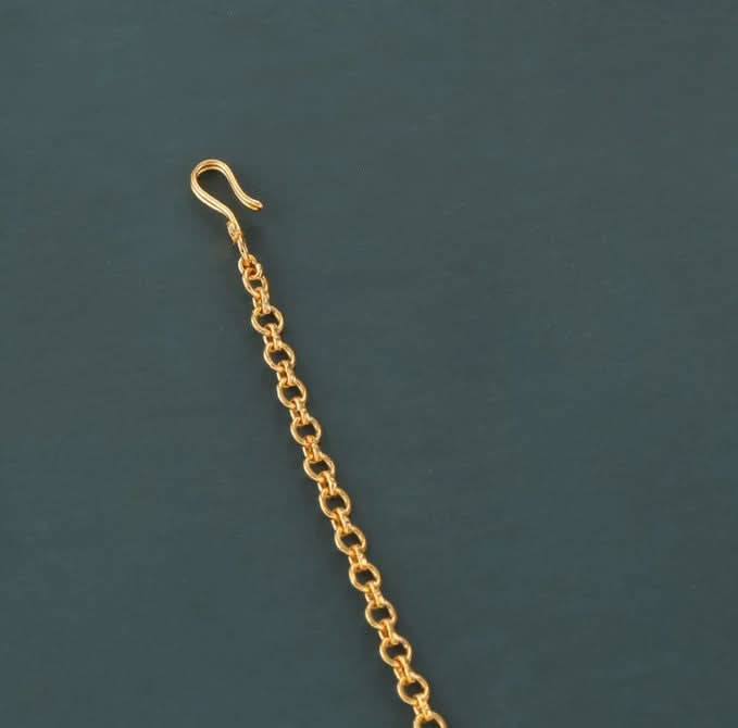 10" 925 silver Fish Hook Back Chain