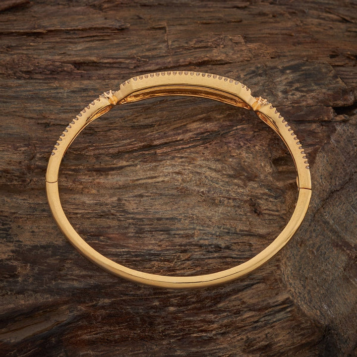 Gold-Toned Modern Design and Cz Stone Detailing Adjustable kadaa - Single Piece