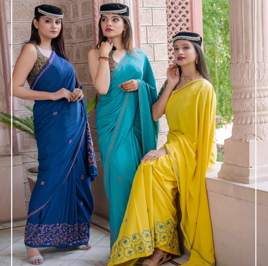Kashmiri Aari Sarees