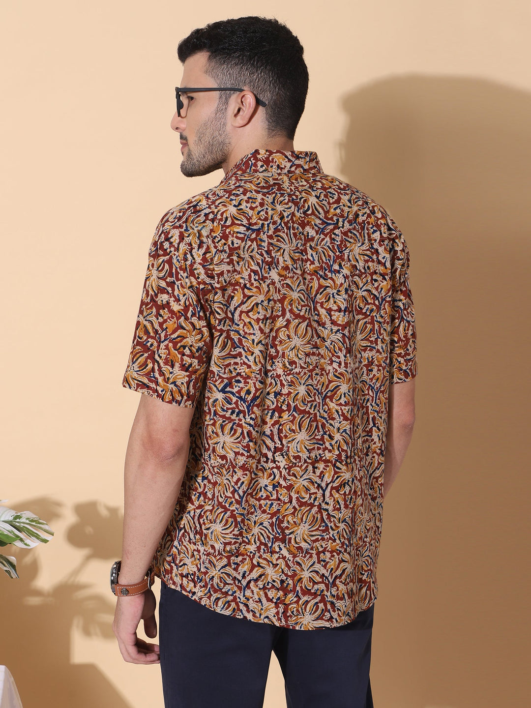 Rajasya Kalamkari Handcrafted Cotton Shirt