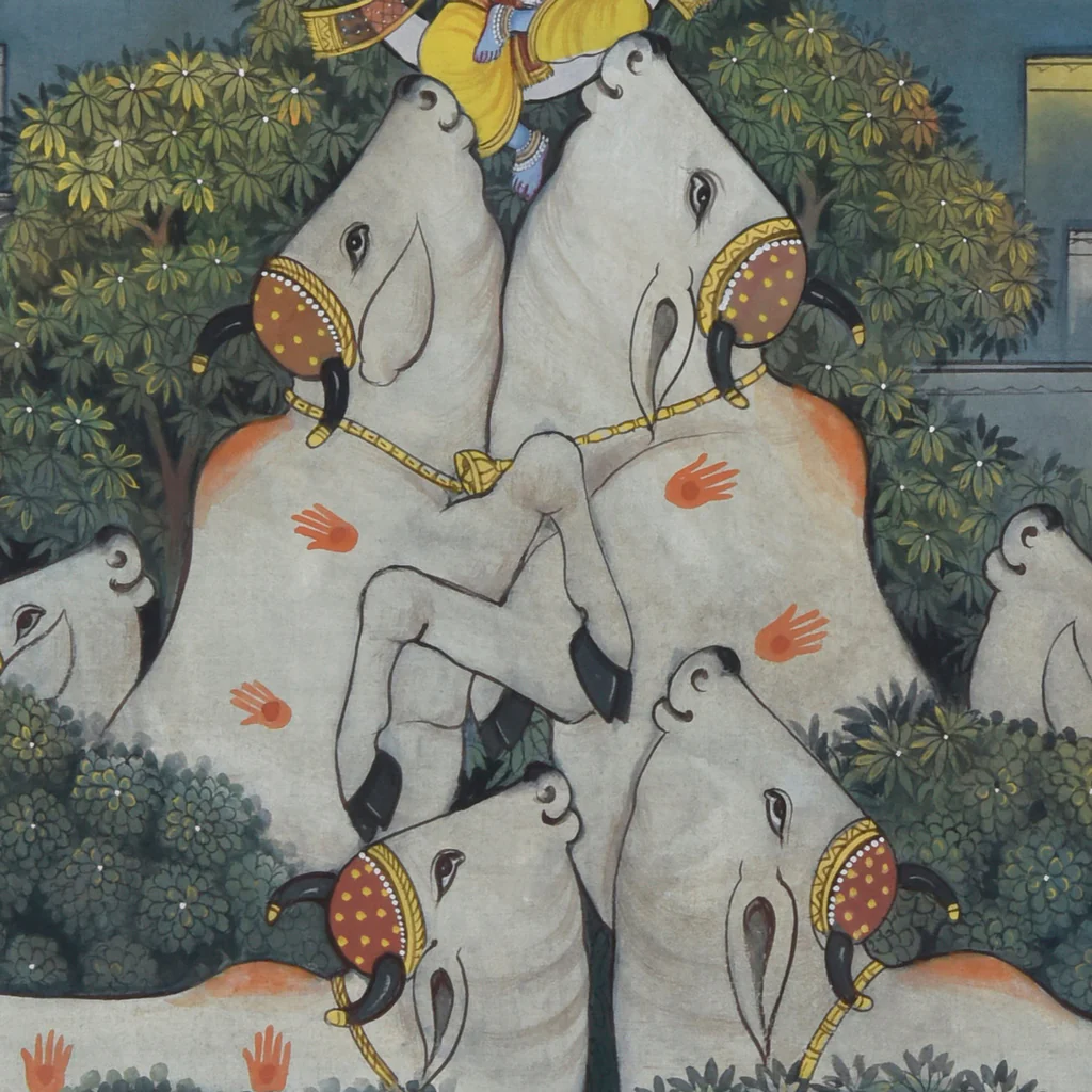 3x4 feet Gopashtmi Tyohaar Painting | SHOBITAM