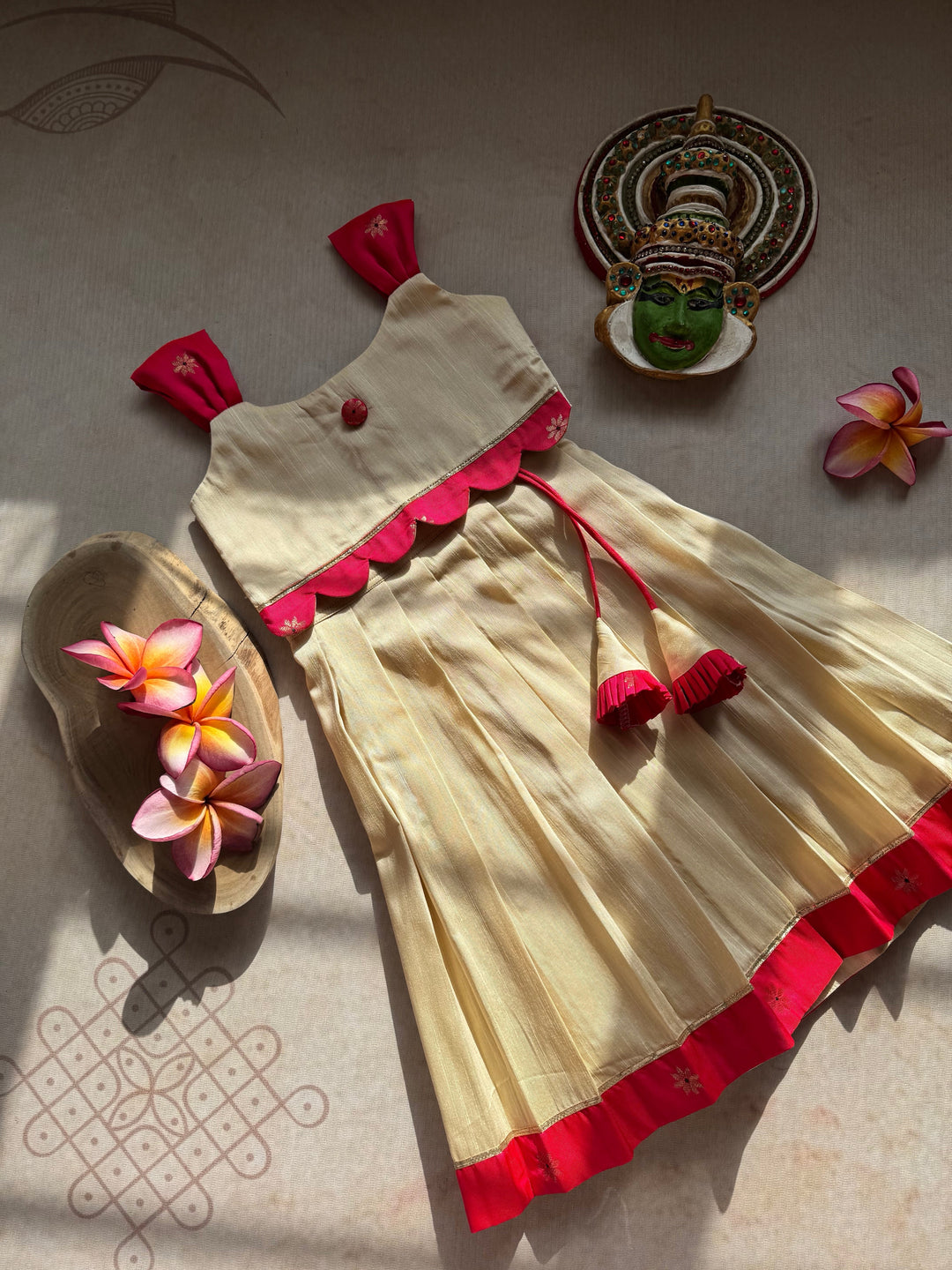 Naya Crop Top and Skirt - Onam Edit Express | SHOBITAM