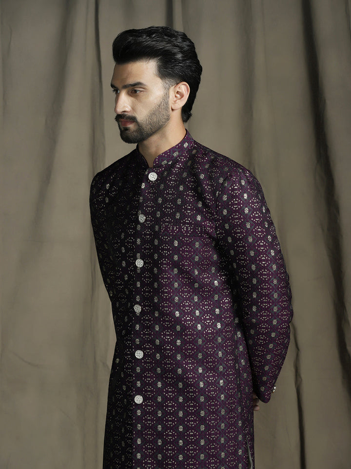 Nawab Heritage Sherwani with Pajama Set for Men | SHOBITAM