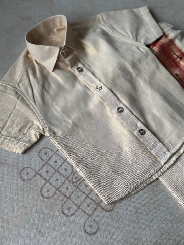Boys Soft Cotton Dhoti and Shirt - Express | SHOBITAM