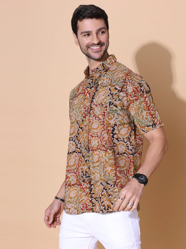 Anmol Kalamkari Handcrafted Cotton Shirt