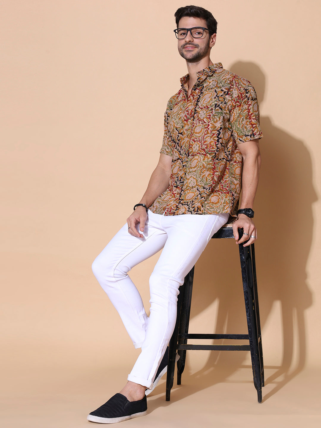 Anmol Kalamkari Handcrafted Cotton Shirt