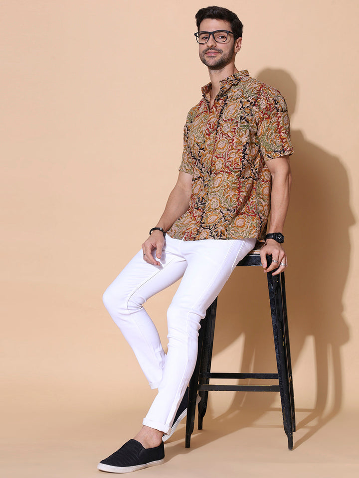 Anmol Kalamkari Handcrafted Cotton Shirt
