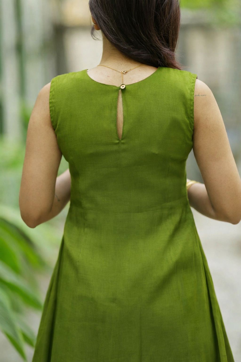Nandhitha Green Kurta Set ( Set of 2) | SHOBITAM