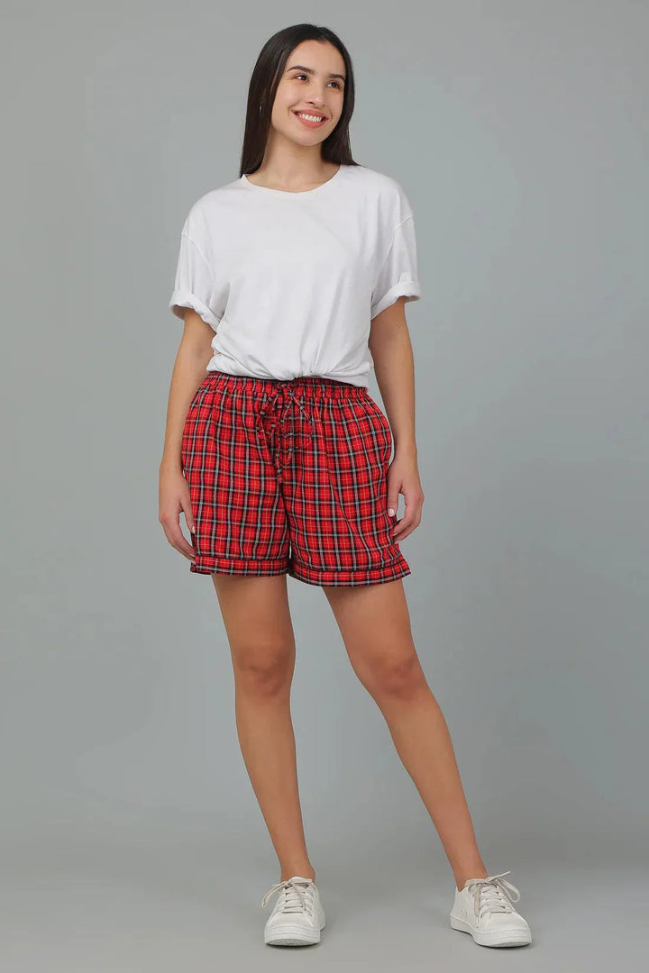 Kavana Cotton Loungewear Shorts Combo - Shorts Pack of 2 | SHOBITAM