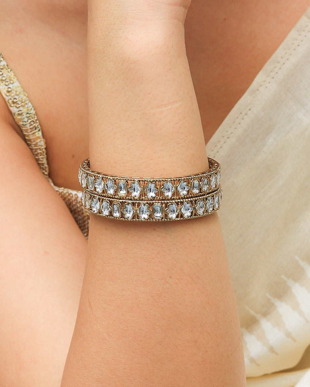 Zara Polki Bangles | SHOBITAM