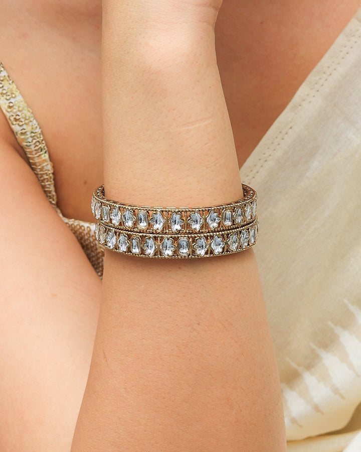 Zara Polki Bangles | SHOBITAM