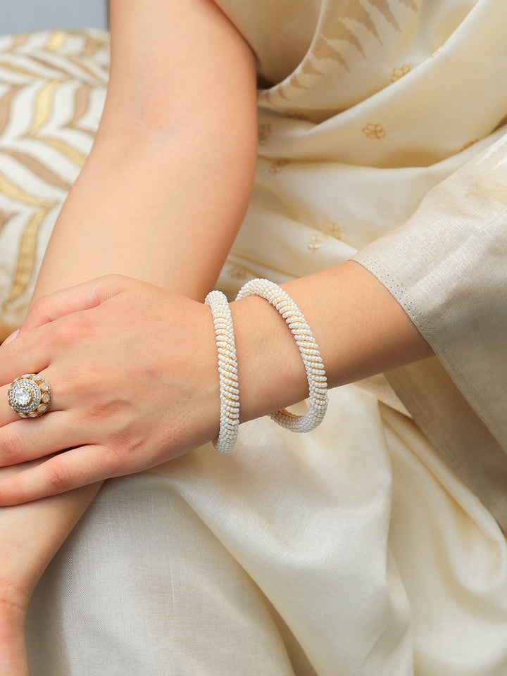 Vedika Moti Bangles | SHOBITAM