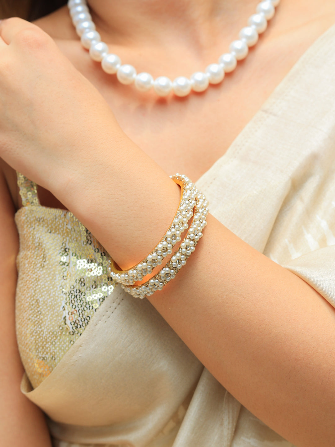 Arzoo Flower Bangles | SHOBITAM
