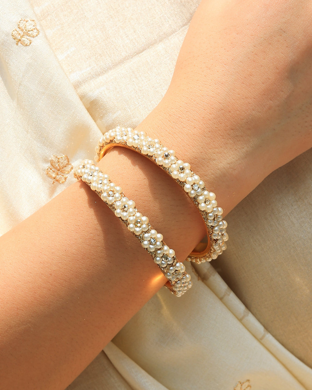 Arzoo Flower Bangles | SHOBITAM