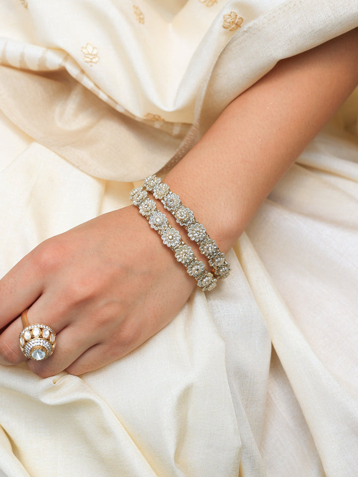 Zeb Flower Bangles | SHOBITAM