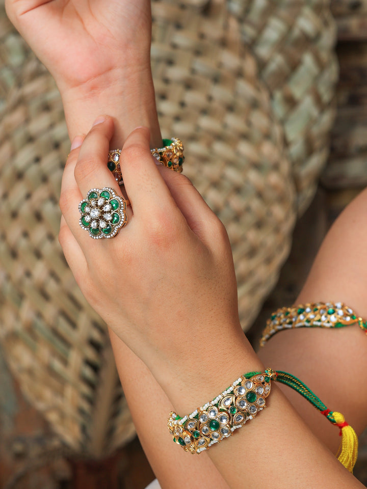 Drashti Dazzling Glamour Ring | SHOBITAM