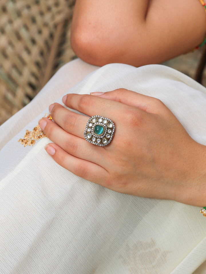 Falguni Moissanite Cocktail Ring | SHOBITAM