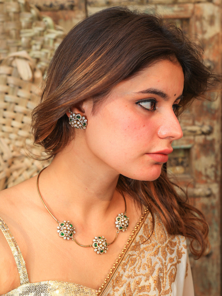 Tanya moissanite hasli set | SHOBITAM