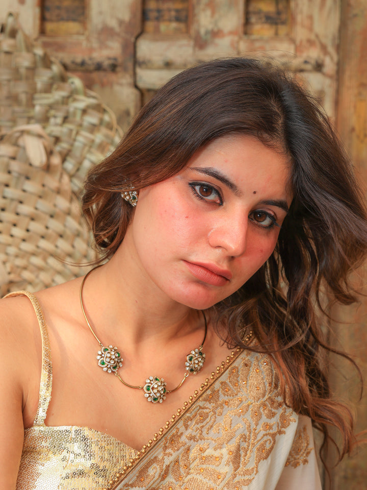 Tanya moissanite hasli set | SHOBITAM