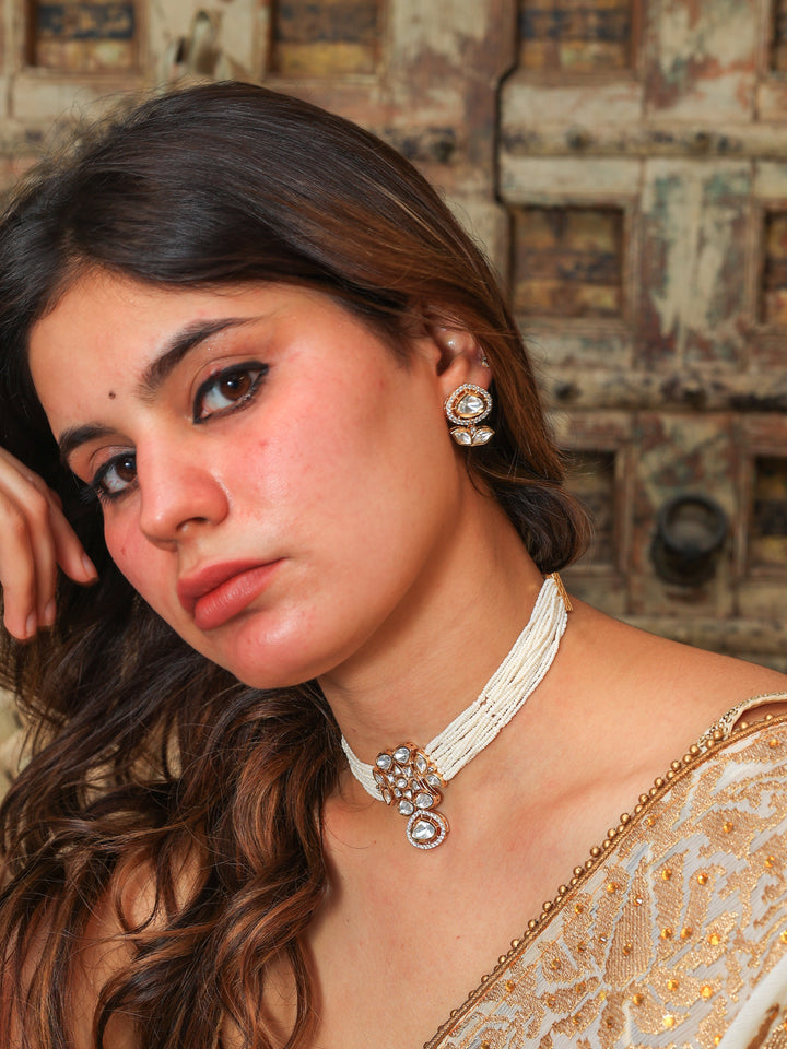 Megh jadau choker set | SHOBITAM