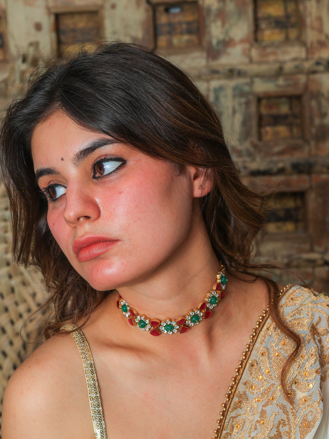 Sonia kundan choker | SHOBITAM