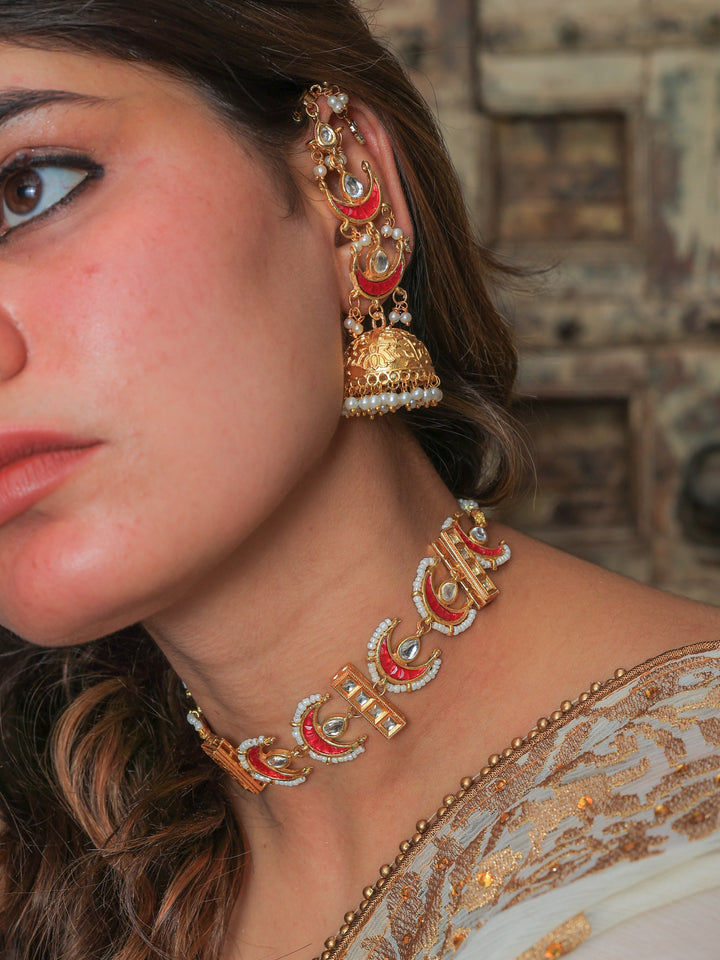 Nagma kundan choker-set | SHOBITAM