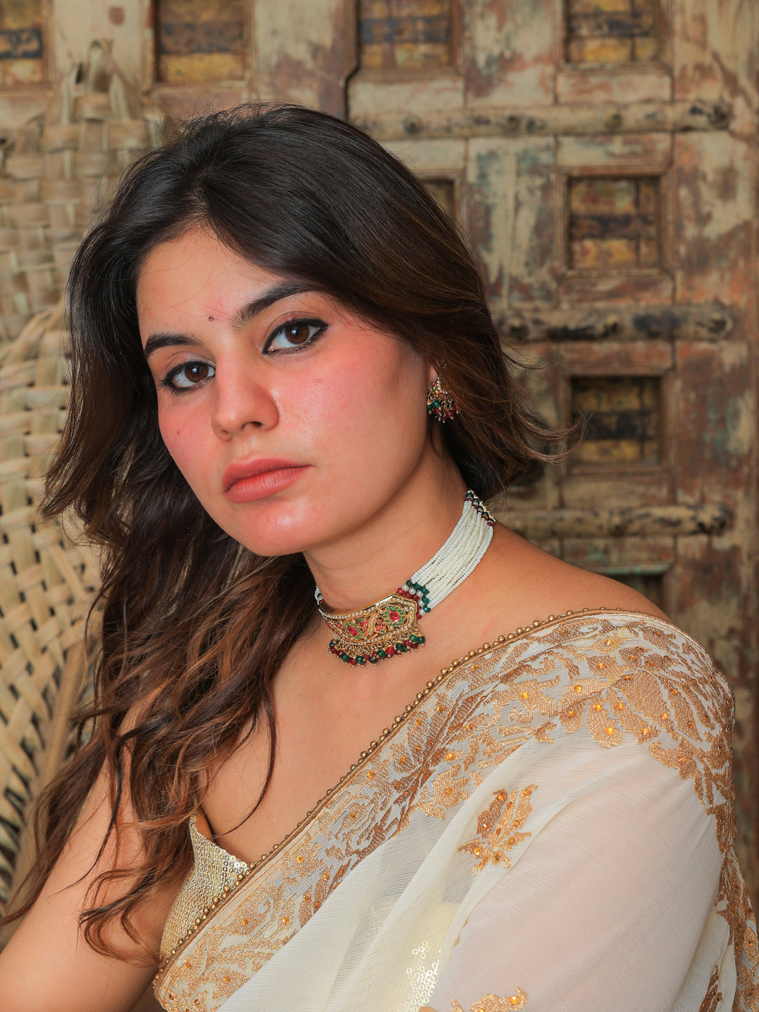 Simran Jadau necklace set | SHOBITAM