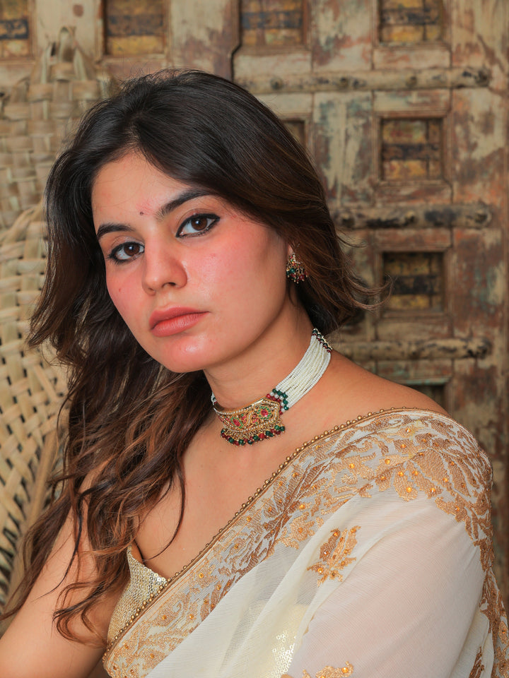 Simran Jadau necklace set | SHOBITAM