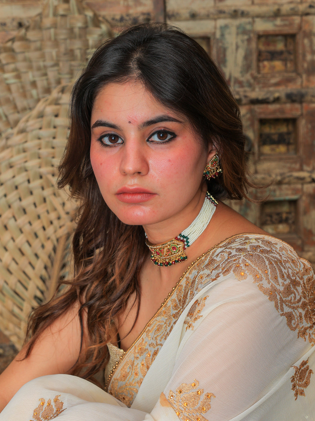 Simran Jadau necklace set | SHOBITAM