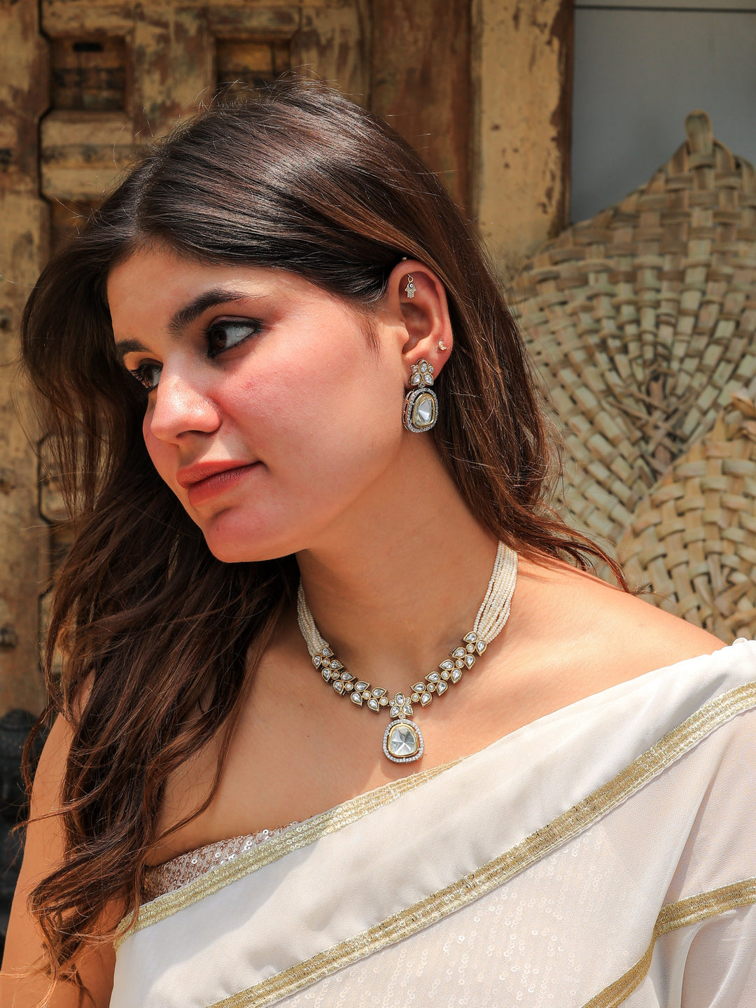 Falak Jadau choker set
