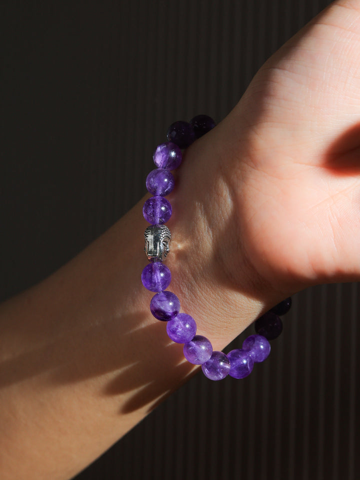 Unisex Calm & Spiritual Healing (Amethyst Bracelet) | SHOBITAM