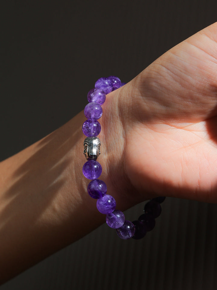 Unisex Calm & Spiritual Healing (Amethyst Bracelet) | SHOBITAM