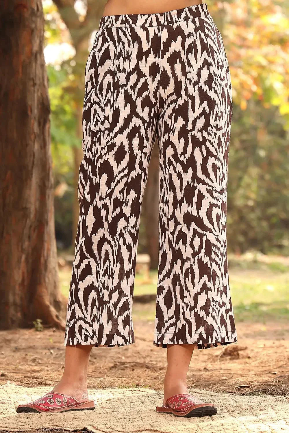Chocolate Brown Pure Cotton Coord-Set | SHOBITAM