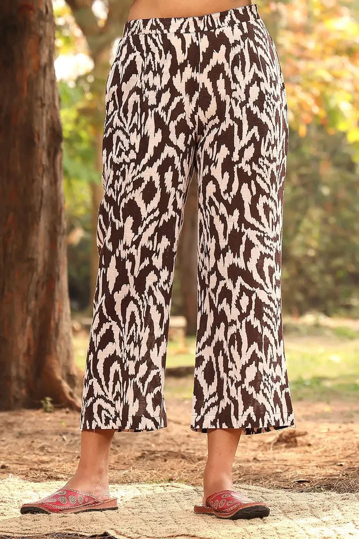 Chocolate Brown Pure Cotton Coord-Set | SHOBITAM