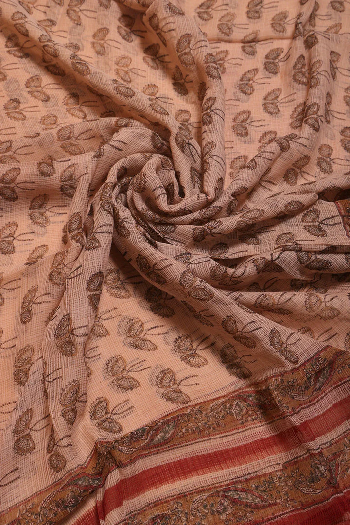 Maroon Hand Block Print Suit Set With Dupatta | SHOBITAM
