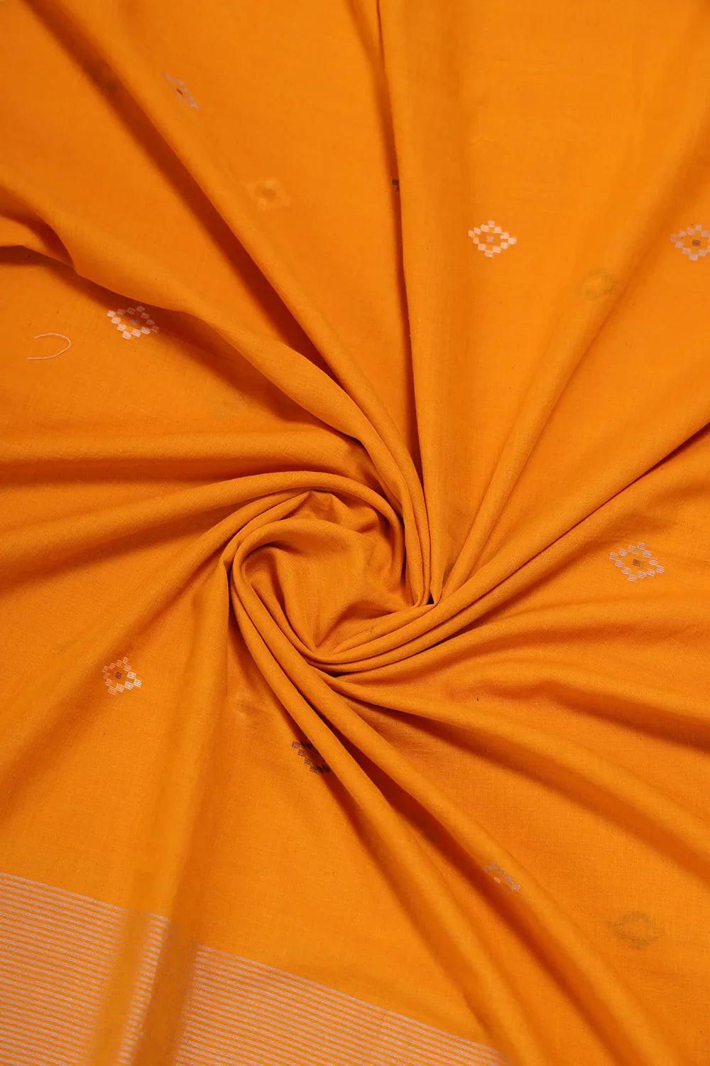 Mustard & Moonlight Geometric Jamdani Suit Set With Dupatta | SHOBITAM