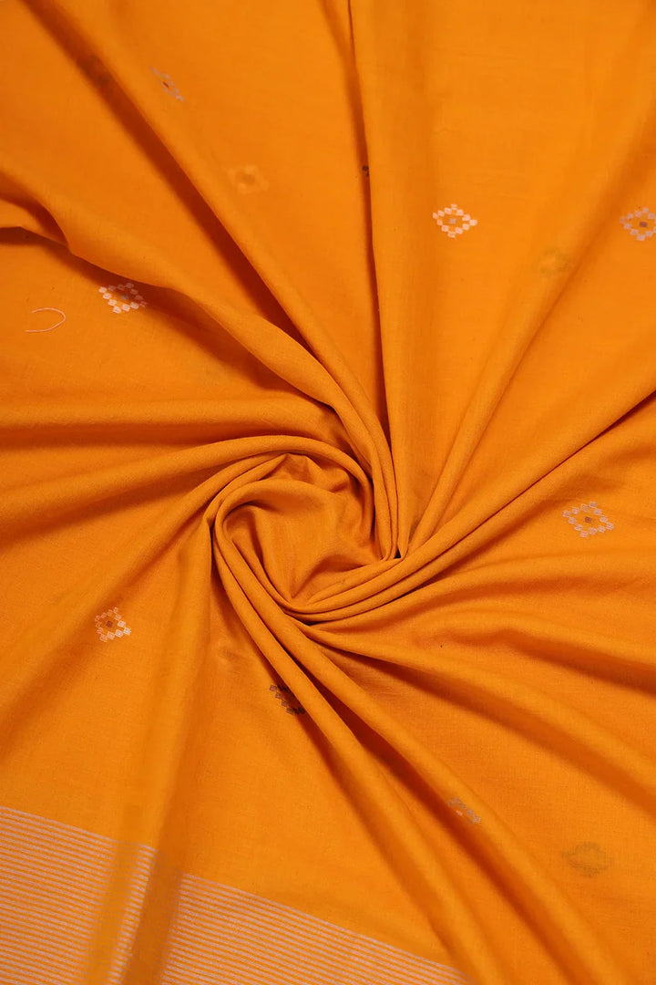 Mustard & Moonlight Geometric Jamdani Suit Set With Dupatta | SHOBITAM