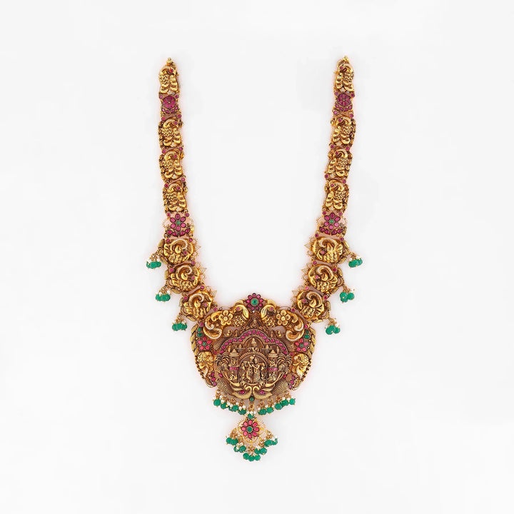Pure 92.5 Silver, Gold Plated Laddu Gopal Ratna Haaram