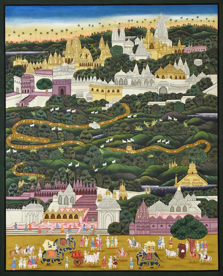 5x4 feet Shehar: Royal Residence Painting | SHOBITAM