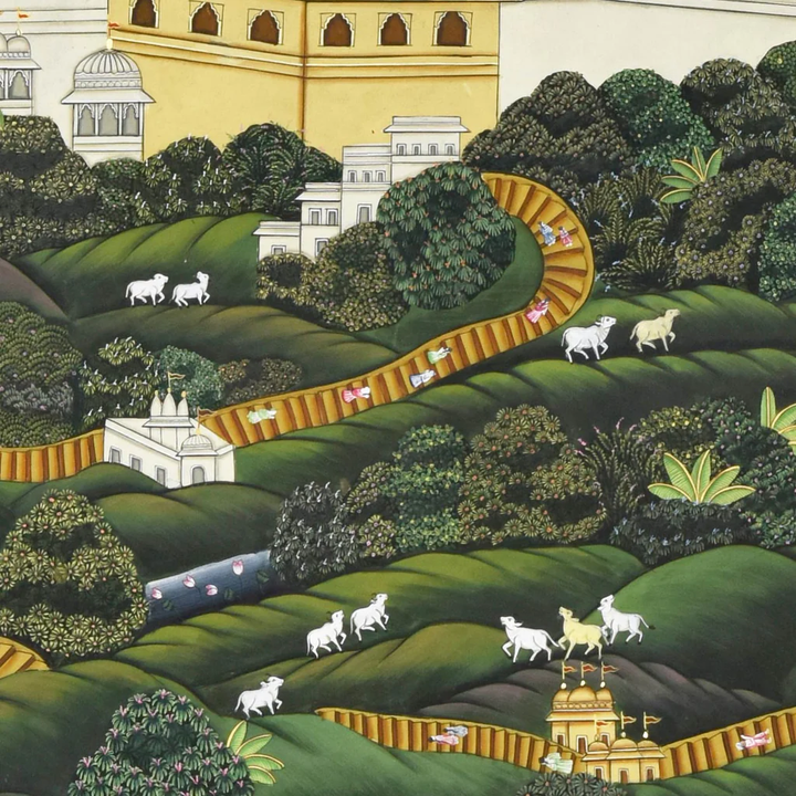 5x4 feet Shehar: Royal Residence Painting | SHOBITAM