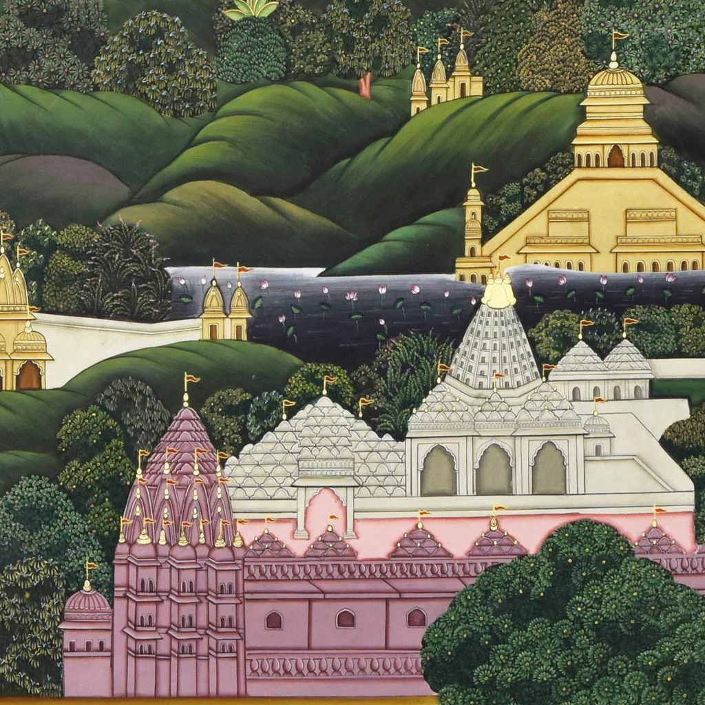 5x4 feet Shehar: Royal Residence Painting | SHOBITAM