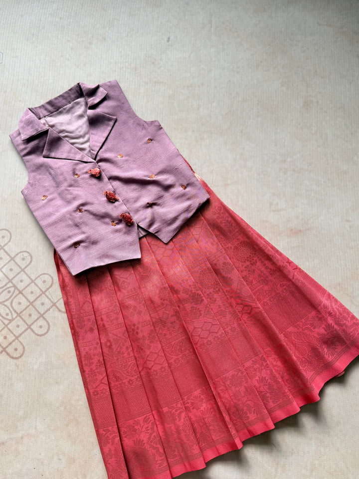 Mayizhini - Crop top and Skirt Festive Edit Express | SHOBITAM